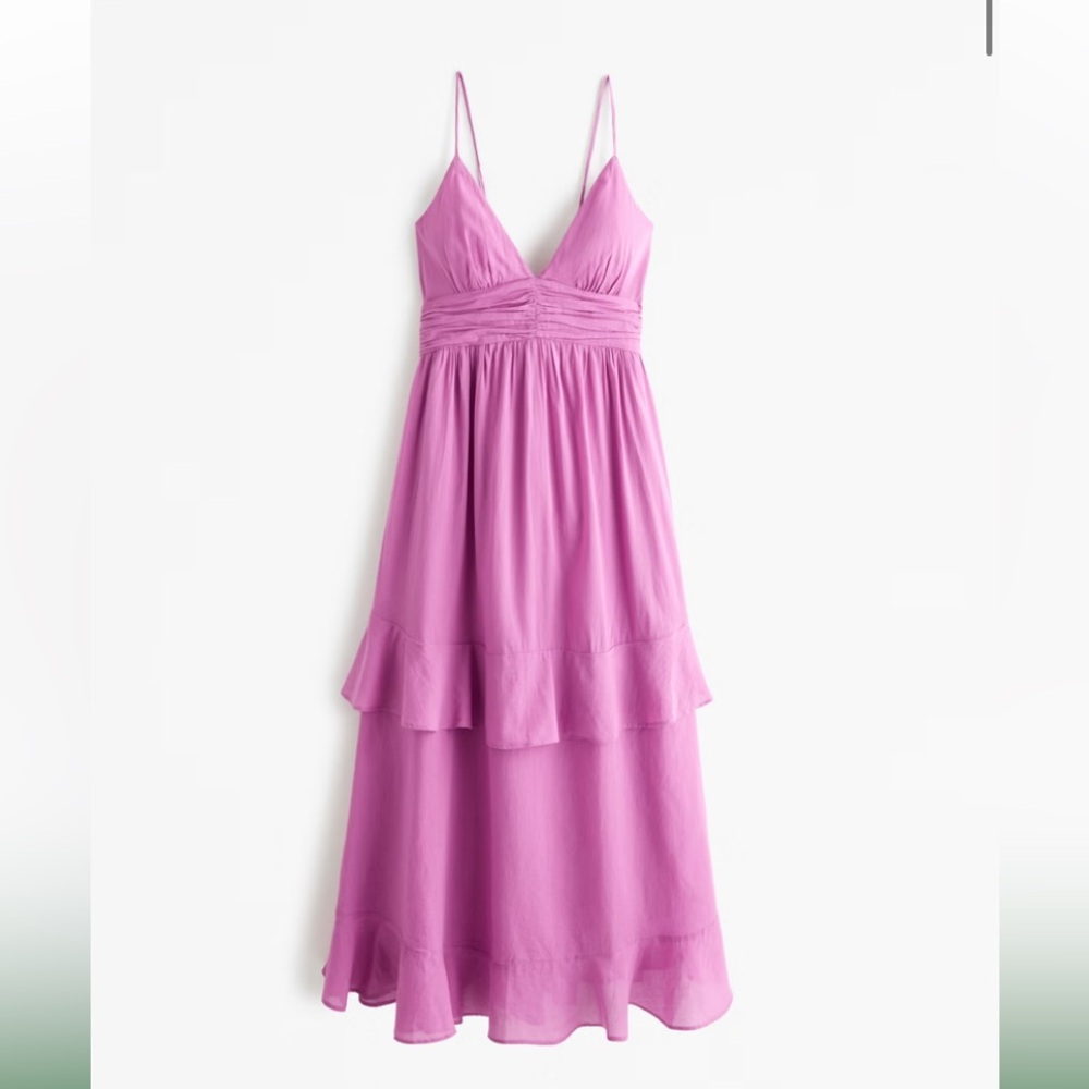 Elegant Pink Maxi Dress